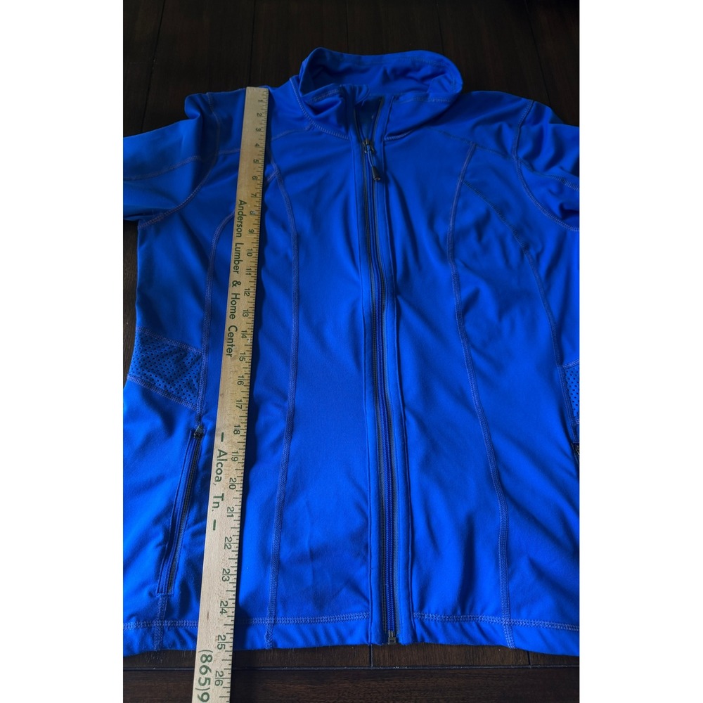 Tangerine Womens Royal Blue Full Zip Active Jacket Mesh Vent XL RN 83814 - Picture 5 of 6